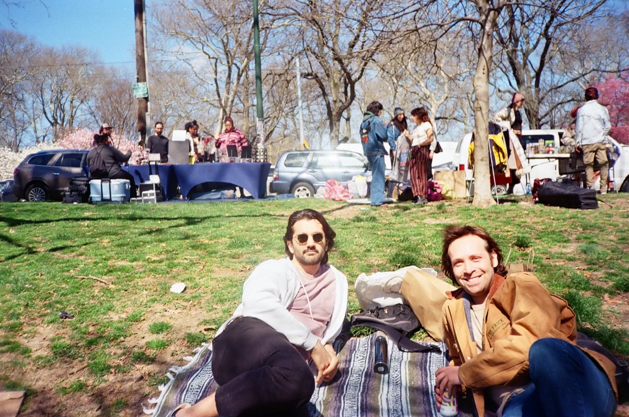 Joe and David at Clark Park